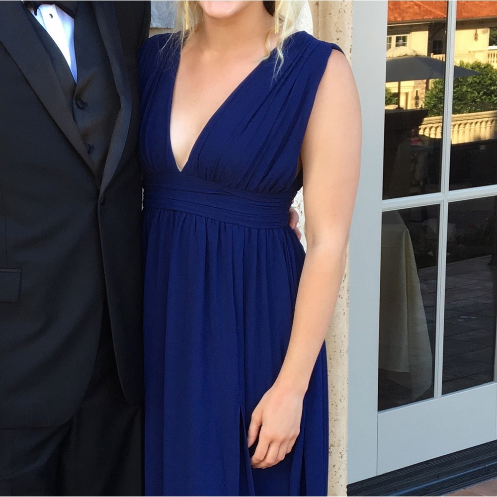 Lulus Blue Floorlength Maxi